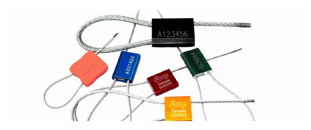Cable plomba termékábra több kábelzár-változattal